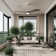 Aura sophisticated 52 In.Indoor Ceiling Fan With LED Light Bulbs And Remote Control