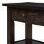 Table d'entrée avec rangement, console rétro avec tiroir et deux tablettes robustes pour le hall d'entrée et le salon-1646174582