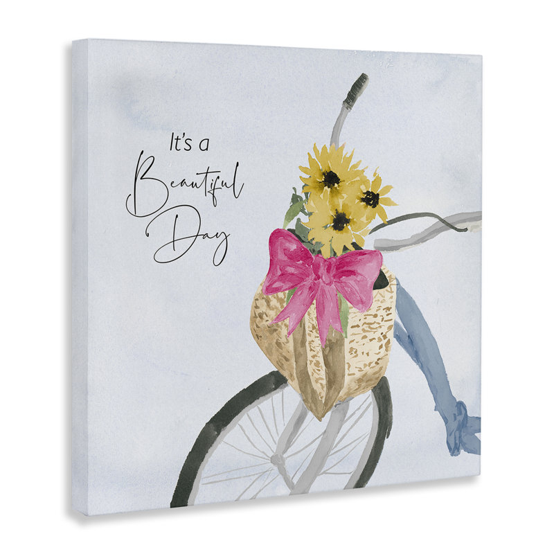 "It's a Beautiful Day", impression sur toile par Lucille Price, H 36 po x l 36 po