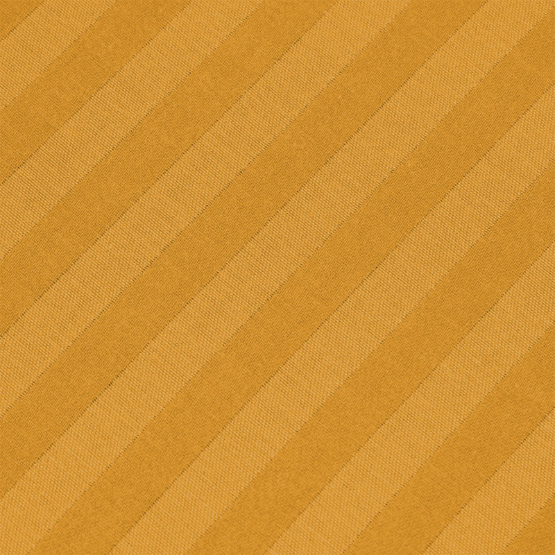 Spevek Soft & Cozy 40cm Extra Deep Pocket Microfiber Striped Fitted Sheet, Super King (180 x 200 cm), Ochre