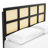 Modway Sidney Cane and Wood Platform Bed with Splayed Legs-255132138-255132137