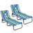 Lorali Outdoor Metal Chaise Lounge-647070610