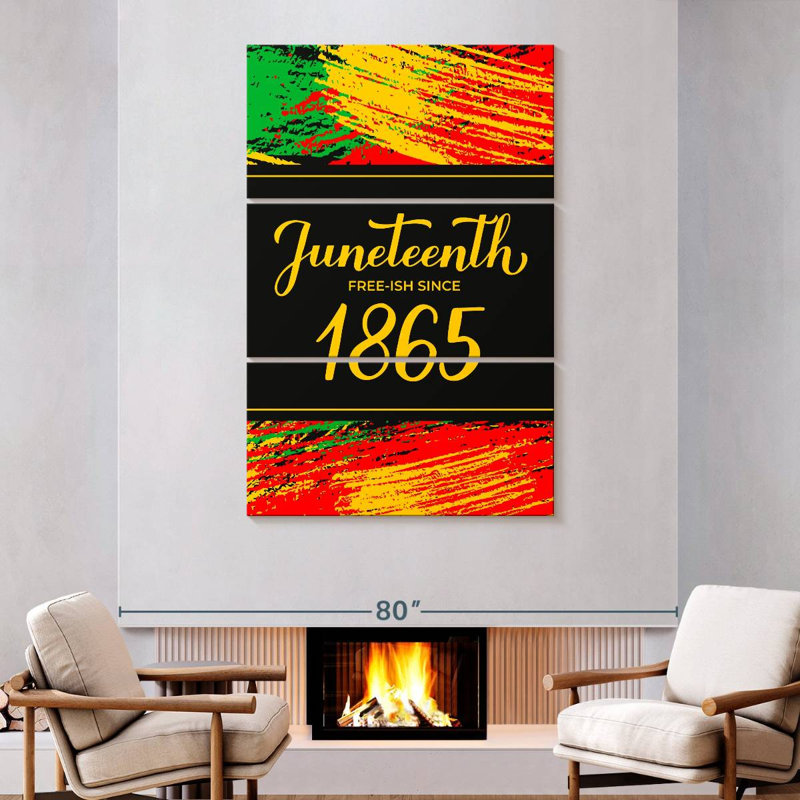 Lelend Celebrate Juneteenth, 74" H x 48" W