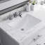 Ensemble de meuble-lavabo de comptoir en marbre blanc Carrara de 60 po avec robinet et miroir Parmer-1746696060-1638319313