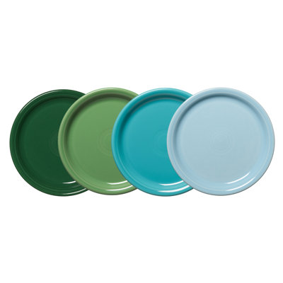 Fiesta Shop Mixed Sets Aegean Bistro Coupe 9 Inch Luncheon Plate, Set Of 4 In Mixed Aegean