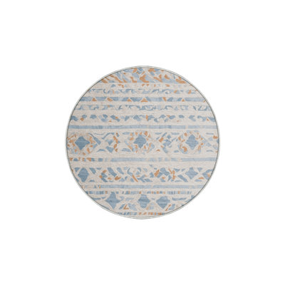 Machine Washable Beige Area Rug