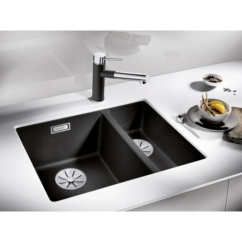 Subline 1.5 Bowl Undermount Kitchen Sink, Anthracite