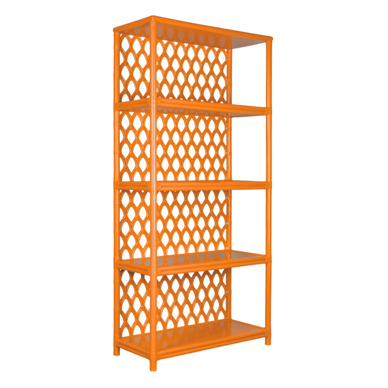 Casablanca Bookcase, Citrus Orange