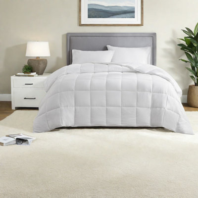 Premium Cotton Bedding Sets, Featherless Comforter With Hypoallergenic Insulation