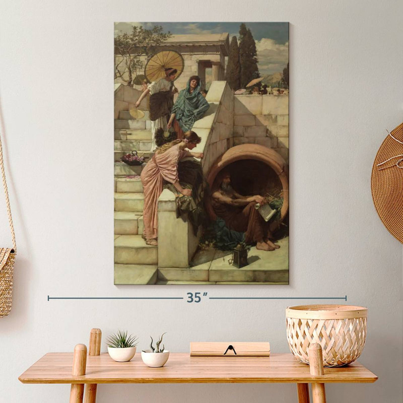 Diogène, H 30 po x l 20 po