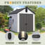6 Ft.W *6 Ft.D Outdoor Resin Storage With Floor