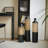3-Piece Handcrafted Metal Floor Vase Set, Black & Gold Cutout Design Tall Vases (20.8"/24.8"/28.7") For Living Room Entryway, Modern Glam Decor For Pampas Grass & Ideal Housewarming/Holiday Gifts