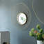 Miroir rond en fer