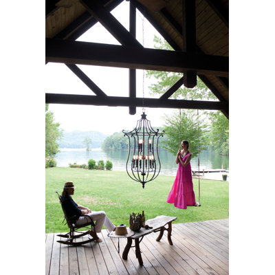 Kenny 9 - Light Lantern Geometric Chandelier