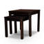 Ensemble de 2 tables gigognes en eucalyptus