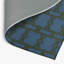Tapis bleu intérieur et extérieur Trellis
