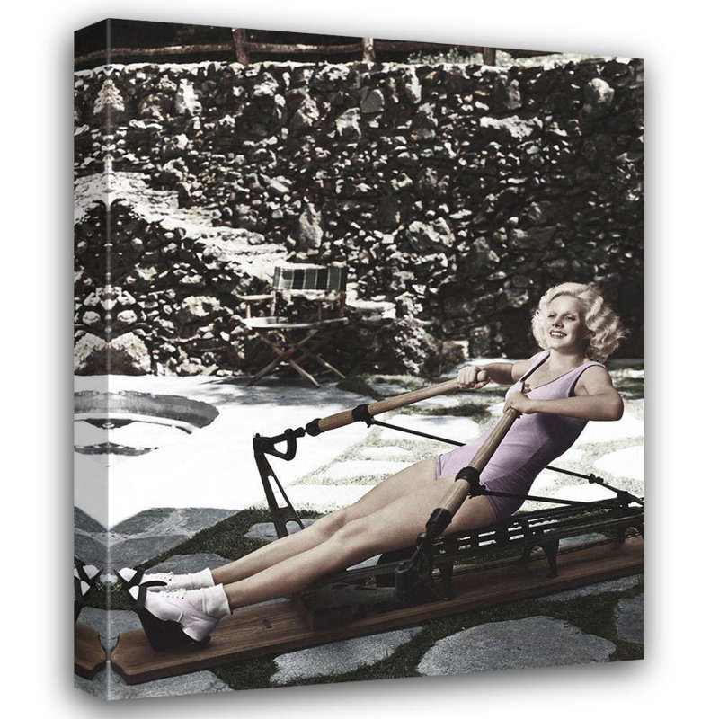 «Red Barrel Studio®», galerie de photos sur toile tendue à Hollywood, Jean Harlow (64_488059), H 45 po x l 36 po