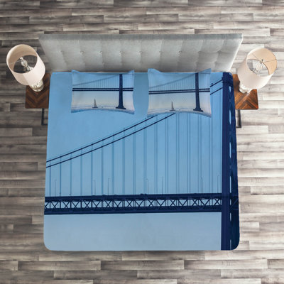 Sailboat Coastal Coverlet