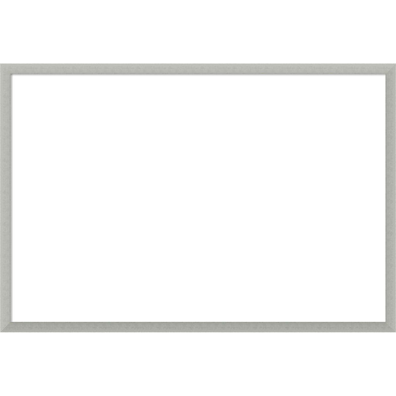 Organisateur de tableau magnétique effaçable à sec avec cadre argenté, H 22 po x l 30 po
