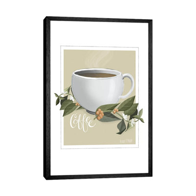 Botanical Coffee 1 Piece Painting on Canvas