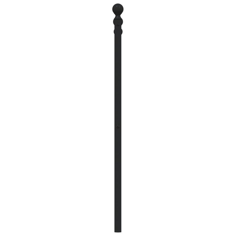 Aliha Metal Replace Headboard, 97cm H x 95cm W x 3cm D, Black