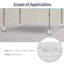 Dakota Fields White Plastic Weight for Gazebo