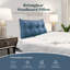 Sit-up Back Comfort Button Tufted Decorative Headboard Back Support Throw Pillow, Accent Body Pillow for Side Sleepers-1458572198-1458572218
