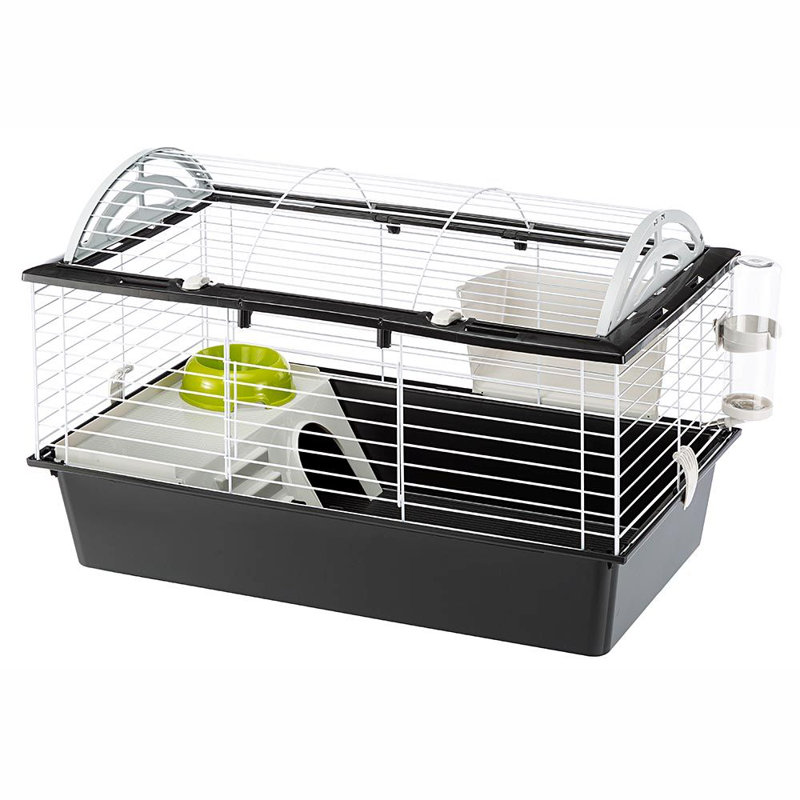 Rabbit Cage, Black, 50cm H x 78cm W x 48cm D