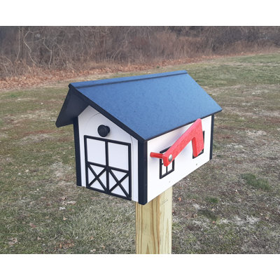 Amish Mailbox, Handmade, Barn Style Mailbox