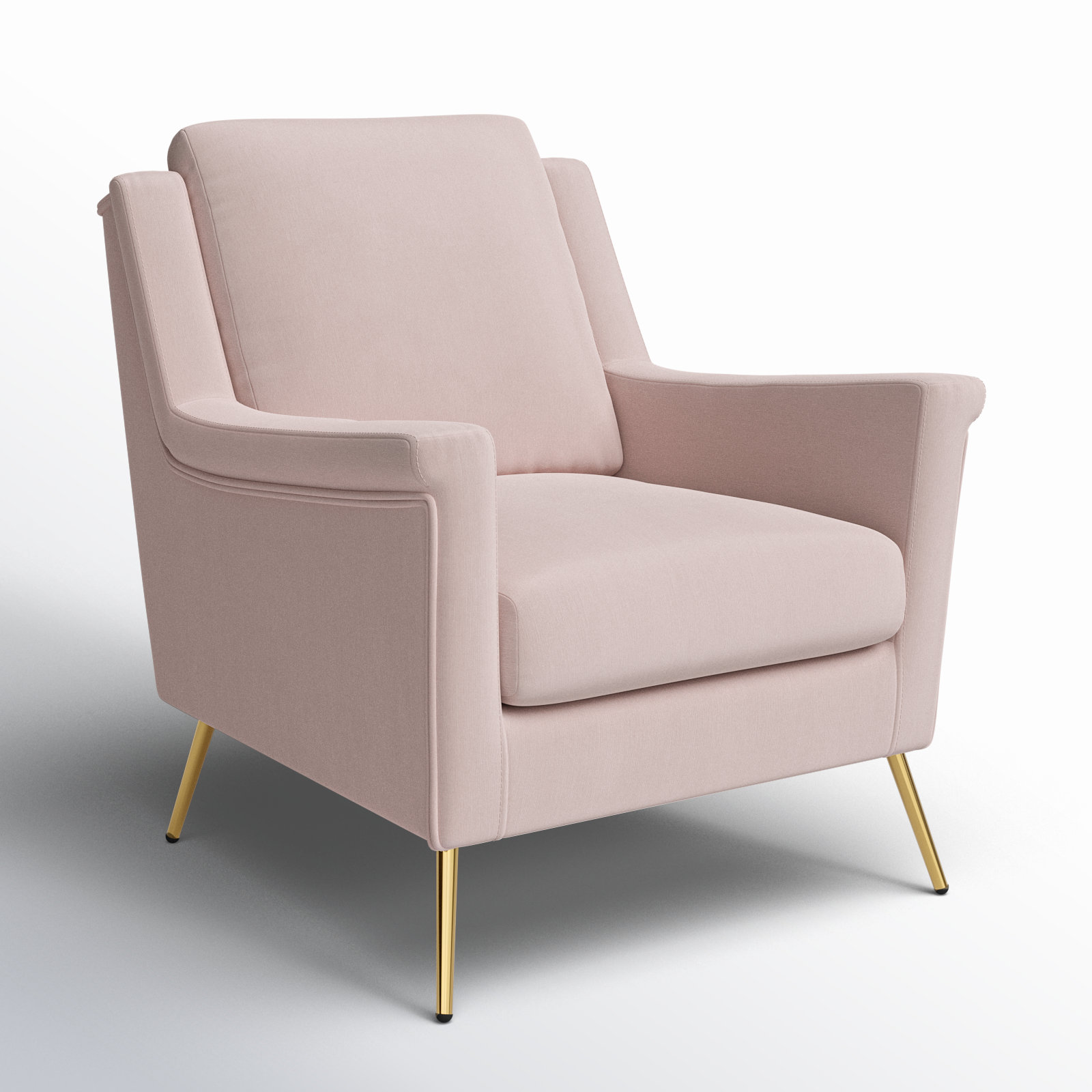 Gardella Armchair, Blush Velvet