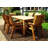 Faulkner 6 Seater Dining Set with Cushions and Parasol-653059278
