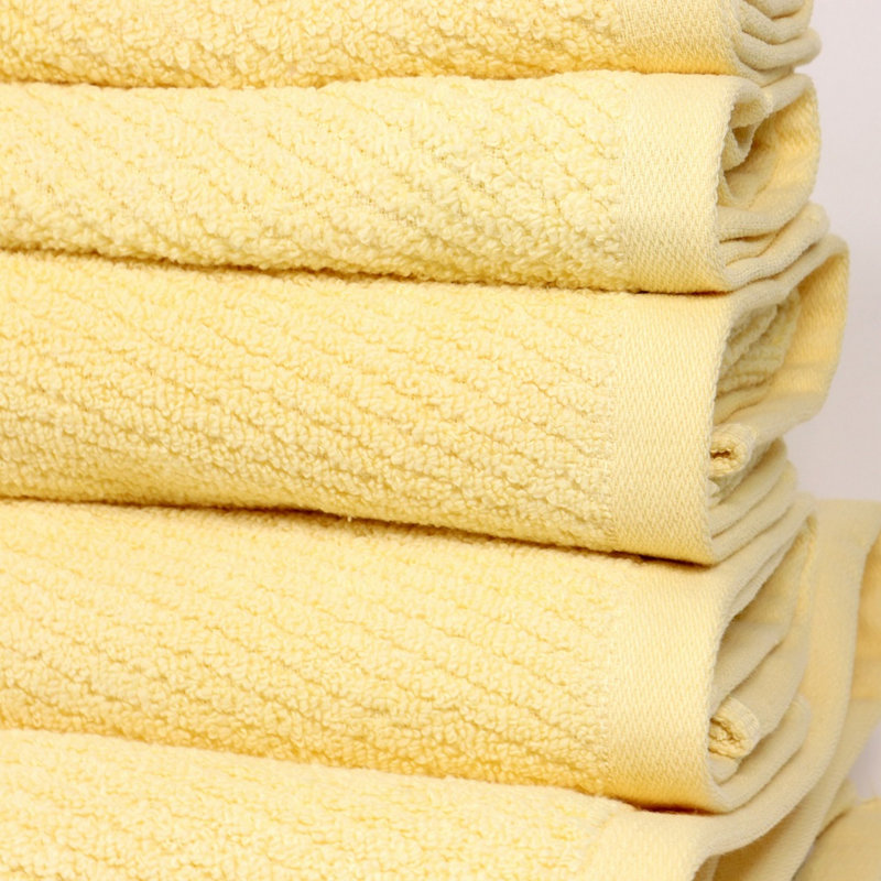 Cotton Blend Ribbed Mulit-Size Set, Yellow