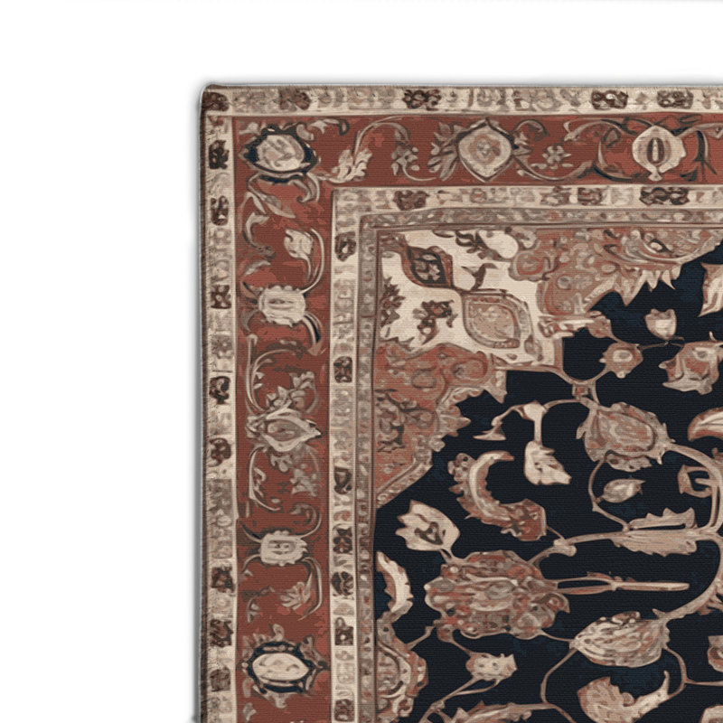Tapis d'intérieur et d'extérieur brun Persian, Rectangulaire 2 pi x 3 pi