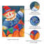 Drapeau de jardin en polyester 18 x 12,5 po Weddington
