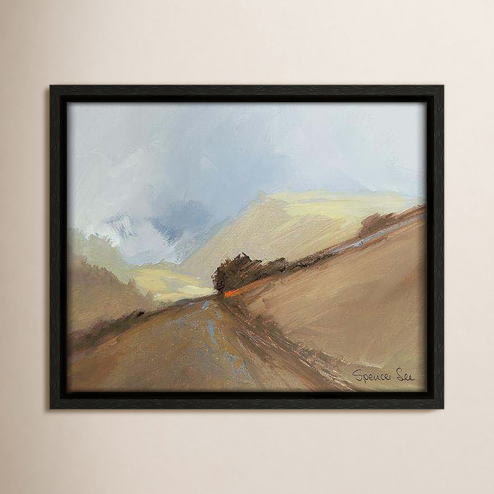 Heaven And Earth II by Spencer Lee, Espresso Framed, 9.5'' H x 11.5'' W x 2'' D