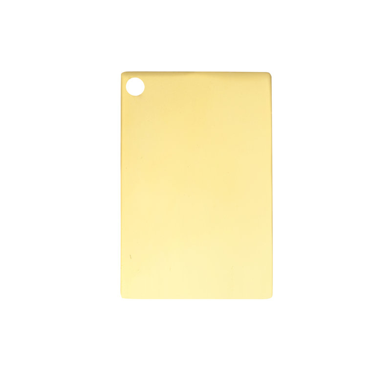 Elegant Kitchen and Bath Metal Finish Sample in Gold