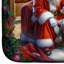 Tapis de vaisselle Weimaraner and Santa Claus