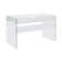 Eliana 2 Drawer Writing Desk with Tempered Glass Base