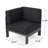 Caggiano 3 Piece Sectional Seating Group with Cushions