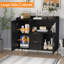Buffet de 40 po avec 2 tiroirs, tablettes et portes, station de café moderne-1094569654