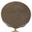 Scalloped Metal Accent Table