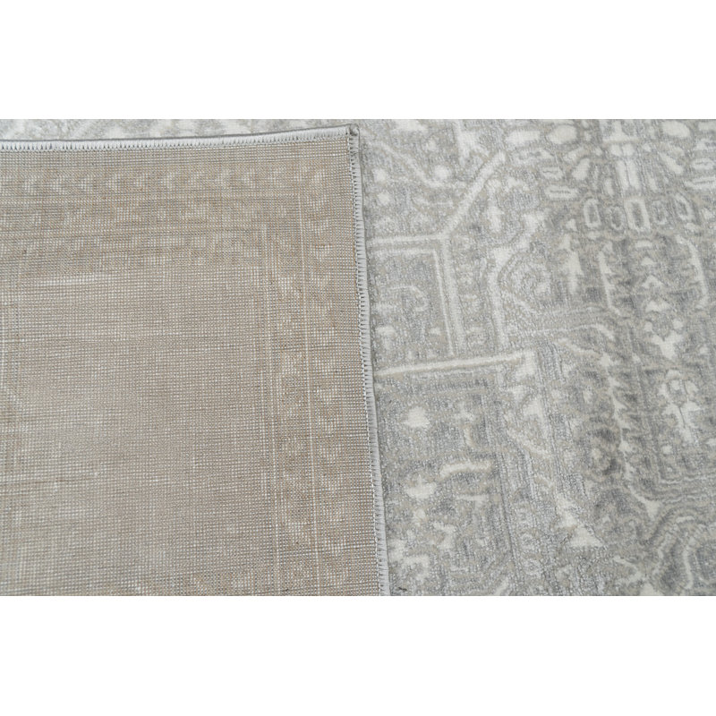 Clarissa 5.3X7 19903-890 BEIGE/GREY, Rectangle 5'2" x 7'