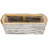 Wooden Log And Twig Flower Box Planters - 11.75" - Set Of 2