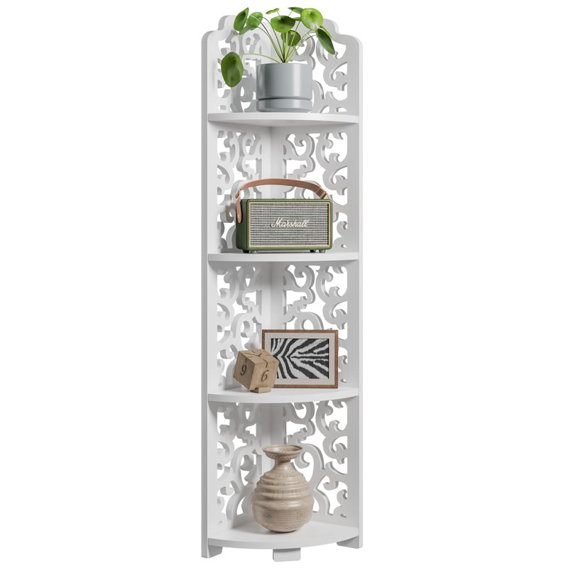 Beyerville 116 cm H x 20 cm W Corner Bookcase