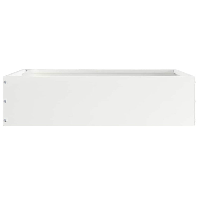 Steel Hardware, White, 13cm H x 50cm W
