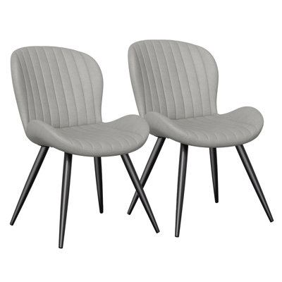 Upholstered Dining Chairs in Scandinavian Style