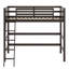 Lit mezzanine en bois avec échelle-1867699105