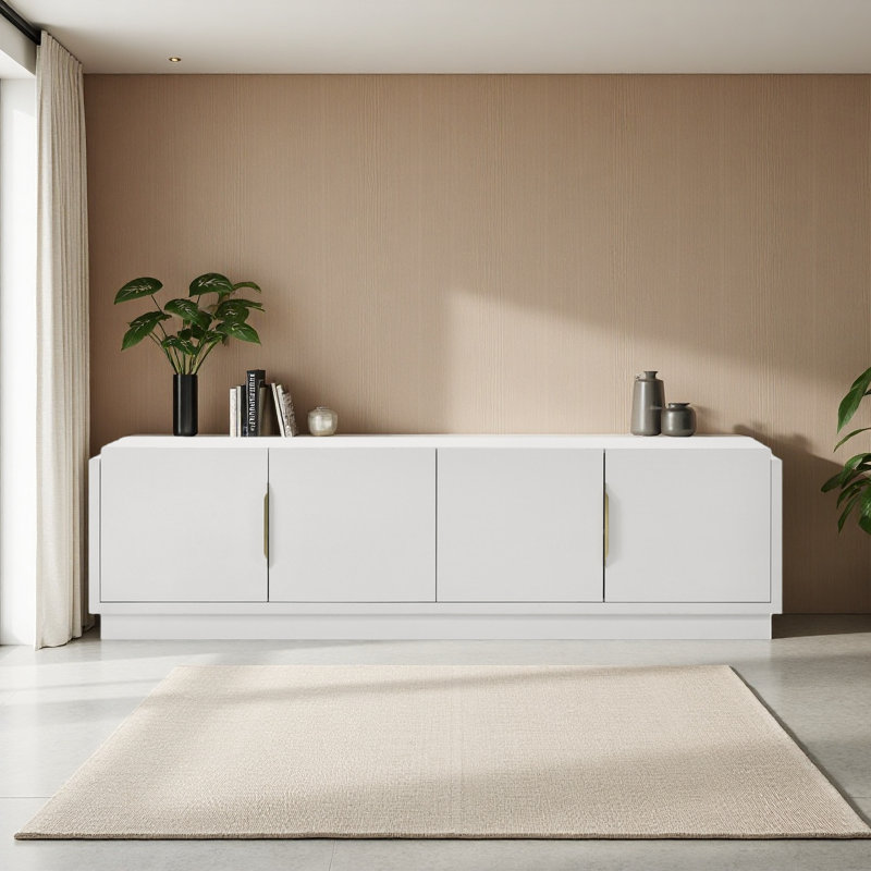 70"W 4-Door TV Stand