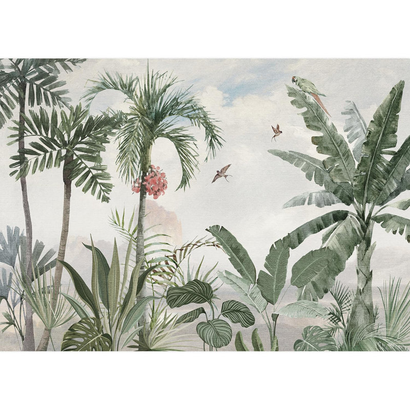 Bordure florale pelez et collez, L 120 po x l 168 po