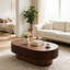 Table basse ovale